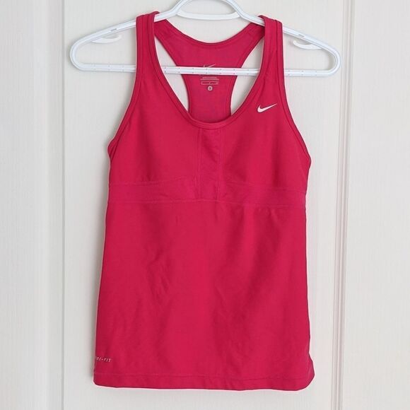 Nike dri fit tank top pink size small @B5 - Picture 1 of 5